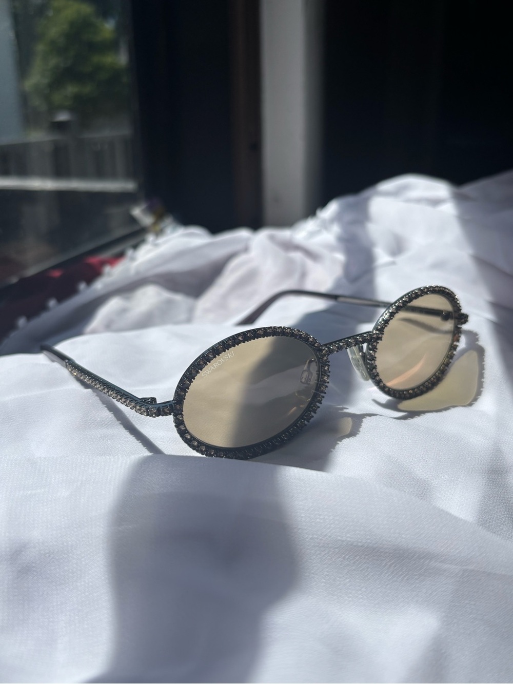 Swarovski Crystal Embellished Sunglasses